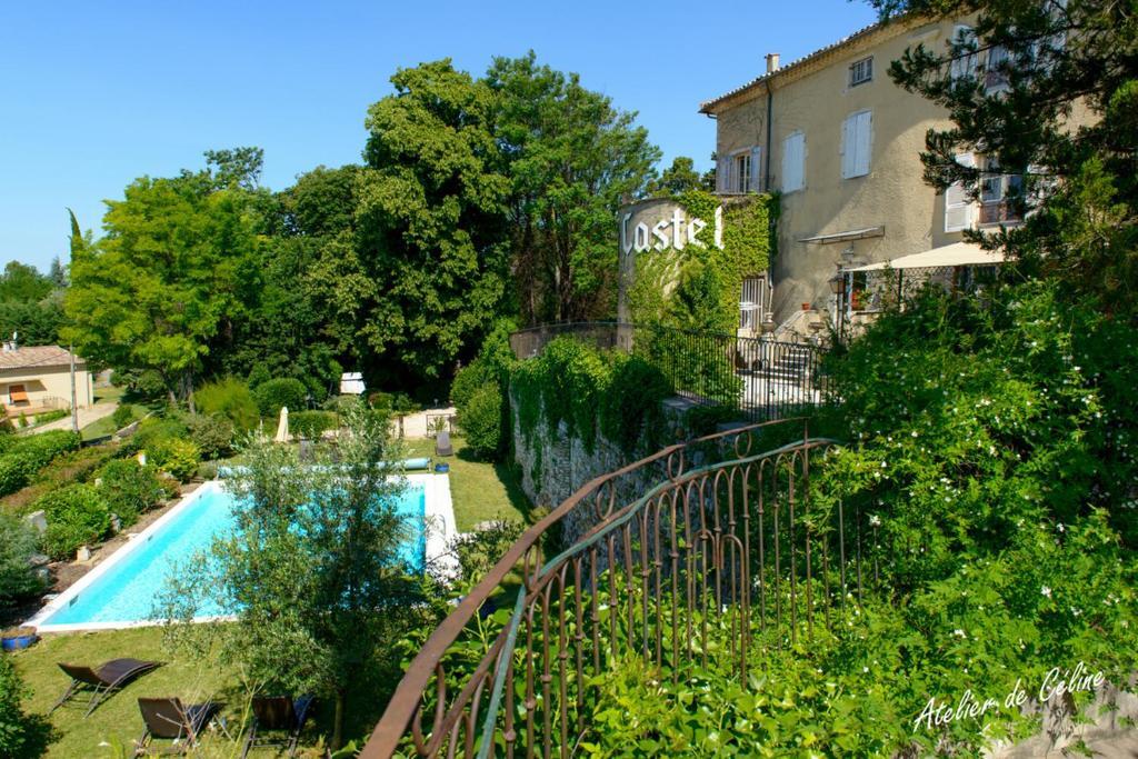 Hotel Le Castel du Mont Boisé Montboucher-sur-Jabron Exterior foto